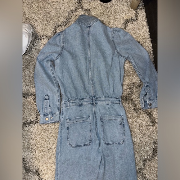 Denim Jumpsuit in Vintage Wash - Picture 8 of 9